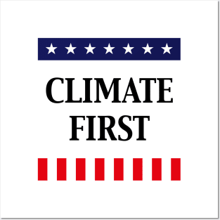 Climate First / Stars & Stripes (Climate Change) Posters and Art